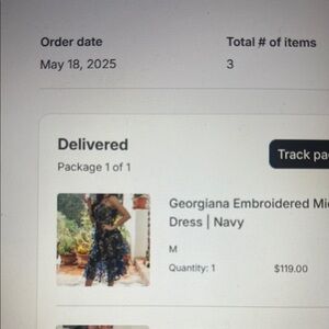 Georgiana Embroidered Midi Dress